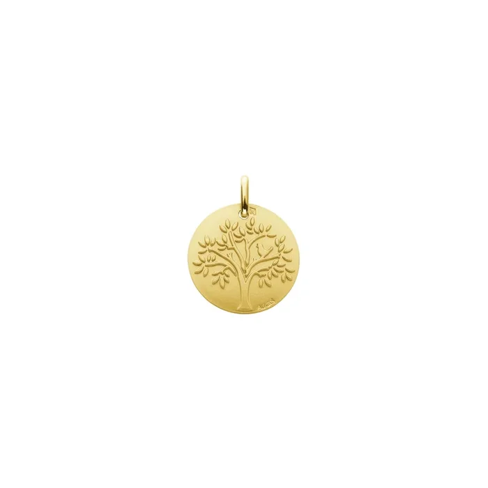 Augis Tree of Life Bird medal in yellow gold | LEPAGE