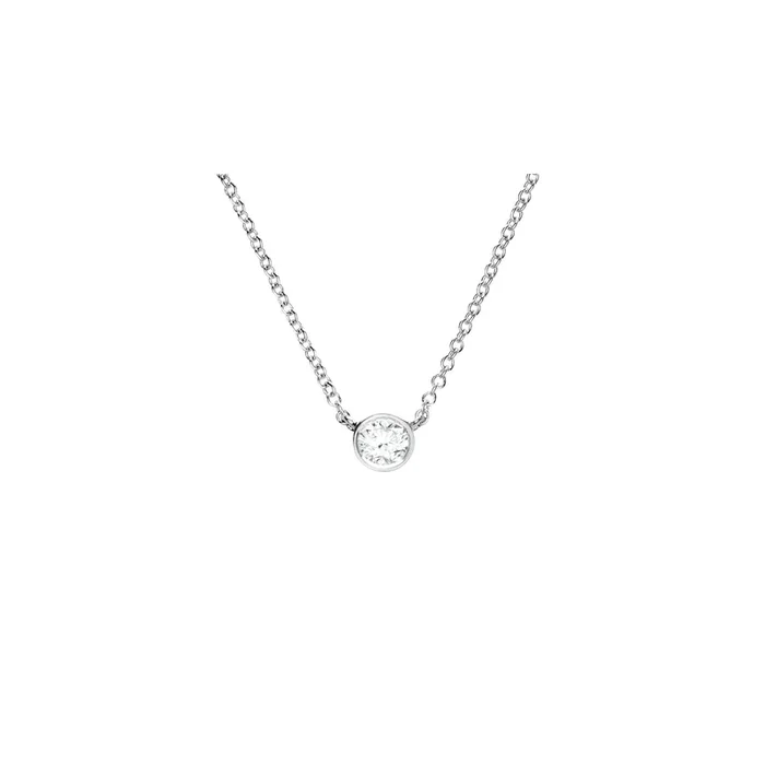 Aurore necklace in white gold and diamonds – Lepage