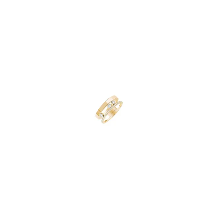 Bague Messika Move Joaillerie Romane or jaune diamants 6516J – Lepage