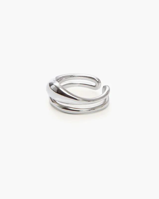 Bague Twin Molten