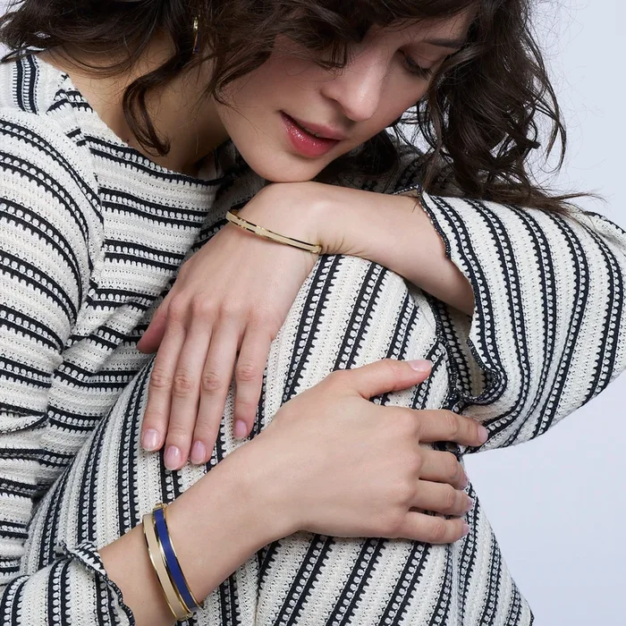 Bangle Bracelet – Navy Blue