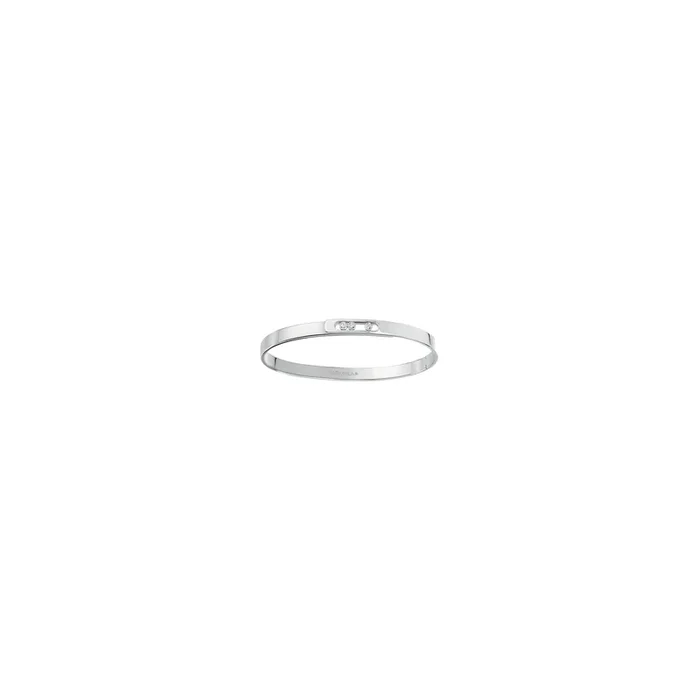 Bangle Messika Move Noa petit modèle en or blanc et diamants