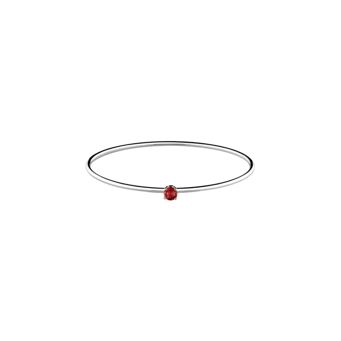 Bangle Pur in white gold and ruby- Lepage