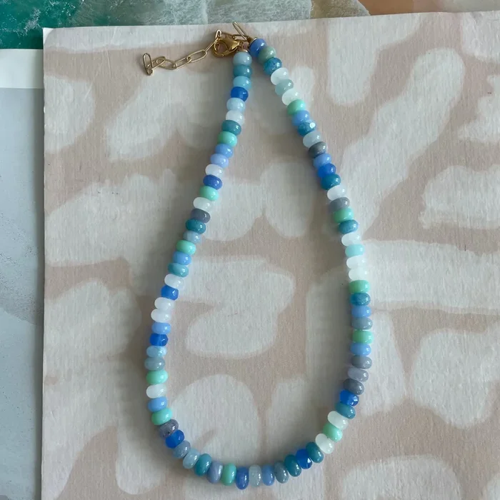 Belize Waters Blue Necklace