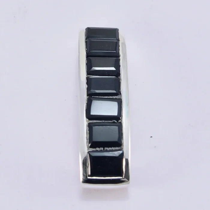 Black Onyx Minimal Latin American 925 Silver multiple Agustina propsel Black Pendant Jewelry