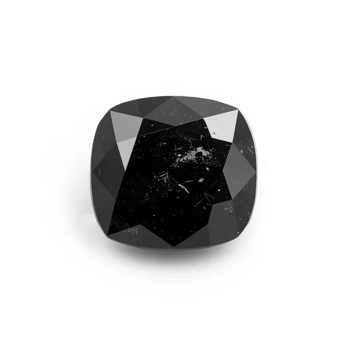 Black Spinel 10PC Tiny 4×4 MM Cushion Faceted Black Brilliant Semi Precious Loose Gemstones