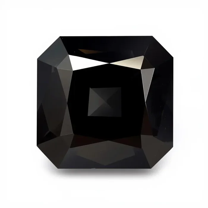 Black Spinel 1PC Chunky 13×13 MM Square Faceted Black Natural Semi Precious Gems