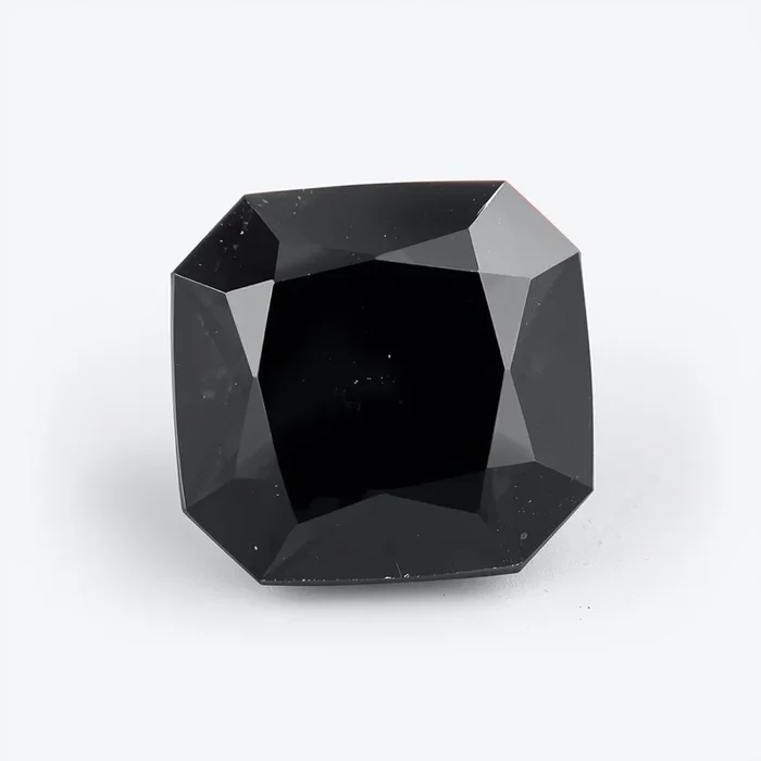 Black Spinel 1PC Chunky 14×14 MM Square Faceted Black Genuine Semi Precious Loose Gems