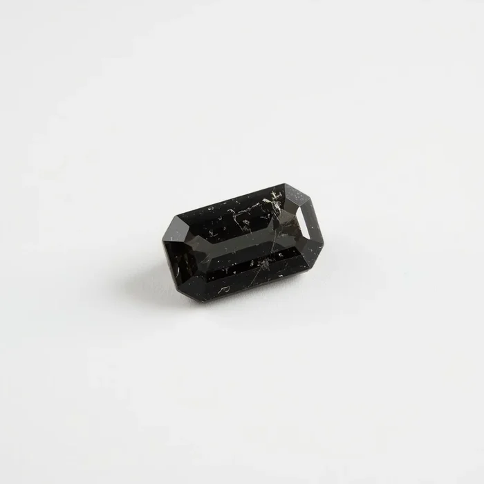 Black Spinel 1PC Tiny 3×6 MM Baguette Faceted Black Luster Semi Precious Loose Gemstones