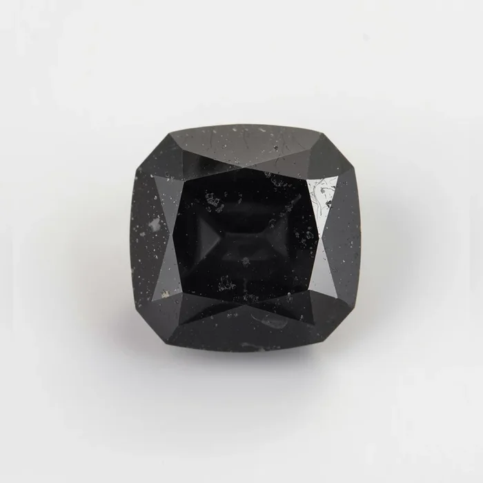 Black Spinel 1PC Tiny 5×5 MM Square Faceted Black Sparkling Semi Precious Gems