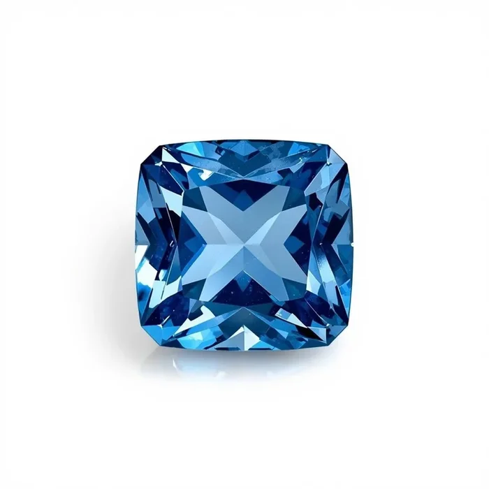 Blue Sapphire (GF) 10PC Tiny 4×4 MM Square Faceted Blue Brilliant Precious Loose Gemstones