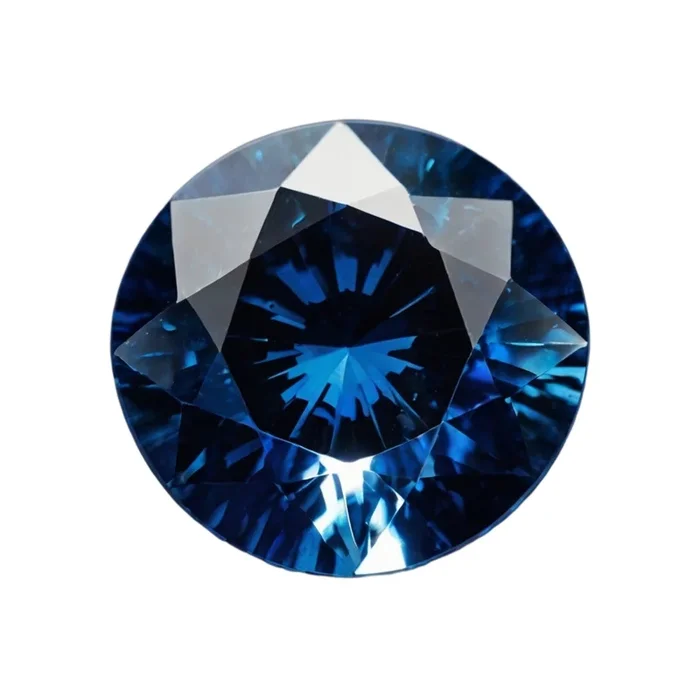 Blue Sapphire (GF) 1PC Chunky 13×13 MM Round Faceted Blue Natural Precious Gems