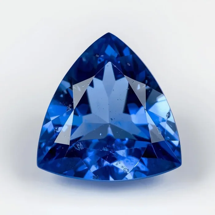 Blue Sapphire (GF) 1PC Chunky 13×13 MM Triangle Faceted Blue Natural Precious Gems