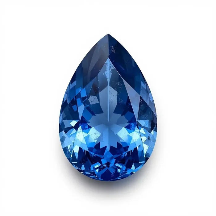 Blue Sapphire (GF) 1PC Chunky 13×18 MM Pear Faceted Blue Sparkling Precious Gems