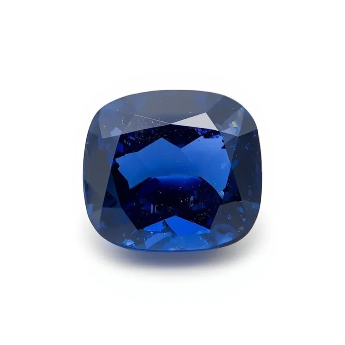 Blue Sapphire (GF) 1PC Small 7×7 MM Cushion Faceted Blue Splendid Precious Loose Gemstone