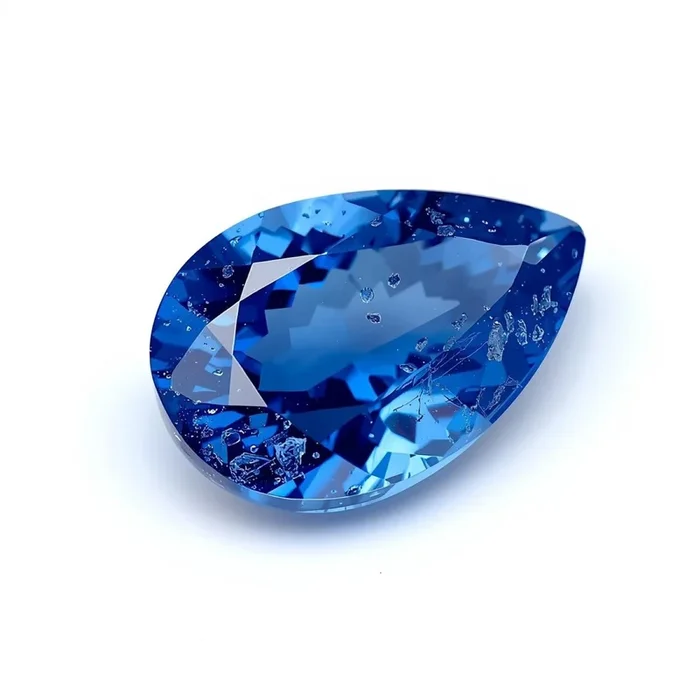 Blue Sapphire (GF) 1PC Small 7×9 MM Pear Faceted Blue Fine Precious Gems