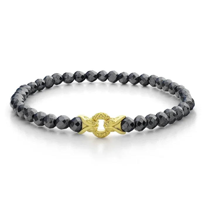 Bond Bracelet – 18K Gold Vermeil + Hematite