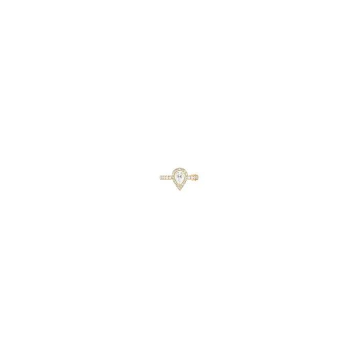 Boucle d’oreille clip Messika My Twin en or jaune et diamant poire 0,10 carat
