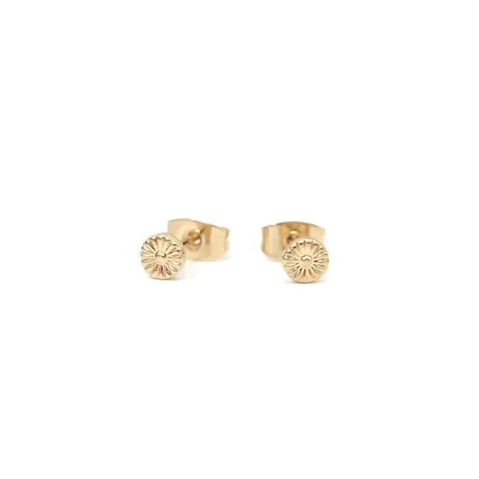 Boucles d’oreille puces – Pâquerette