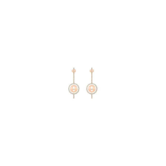 Boucles d’oreilles Messika Lucky Move Arrow en or rose et diamants