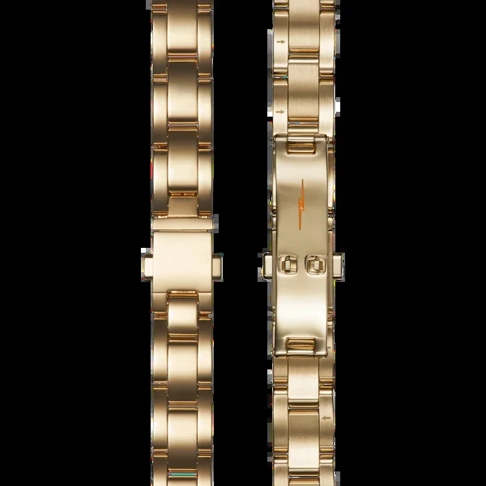 Bracelet: 14/10, Universal 3Link, Butterfly A, PoPG – Polished PVD Gold