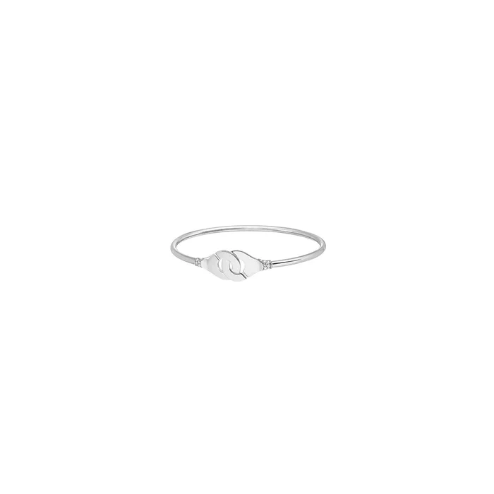 Bracelet Cuffs dinh van R12 white gold diamonds 368412 – Lepage