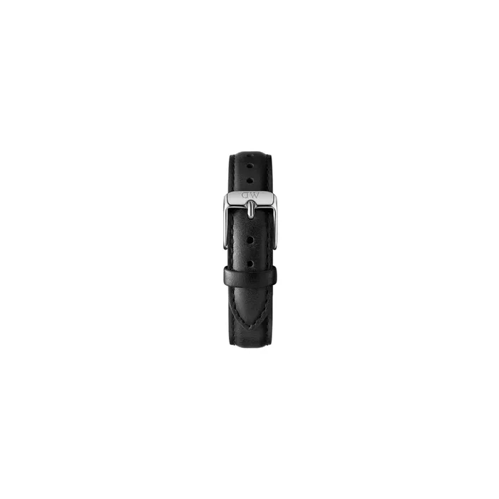 Bracelet de montre Daniel Wellington Petite Sheffield acier cuir noir 14 mm