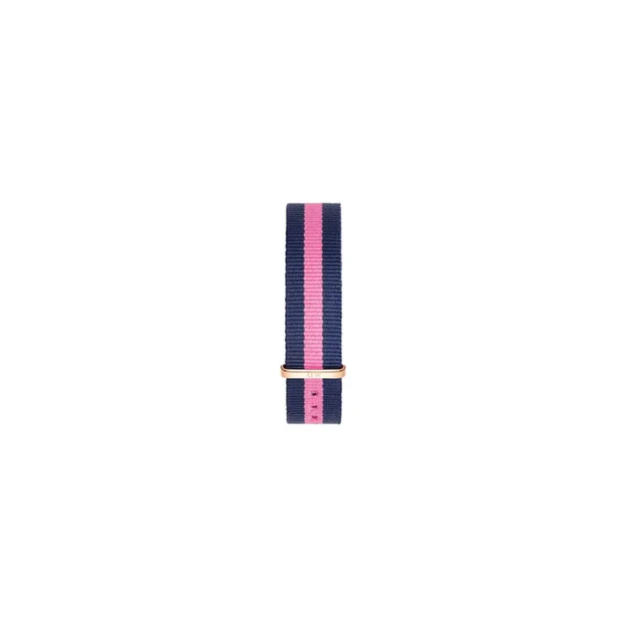 Bracelet de montre Daniel Wellington Winchester NATO bleu et rose 18 mm