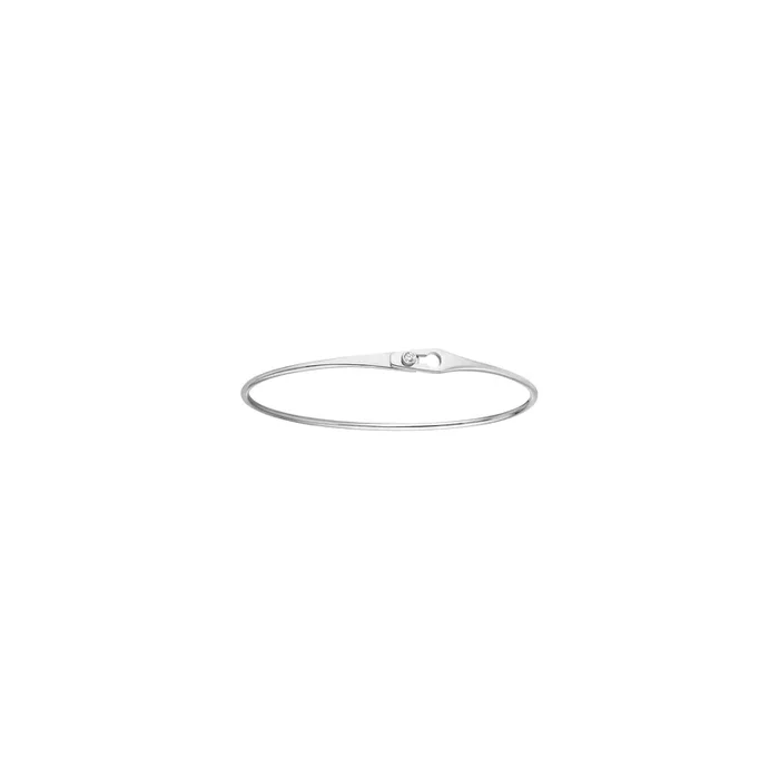 Bracelet dinh van Serrure Jonc en or blanc et diamant, dinh van – Lepage
