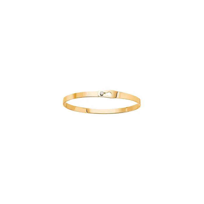 Bracelet Dinh Van Serrure or jaune et diamant – Lepage