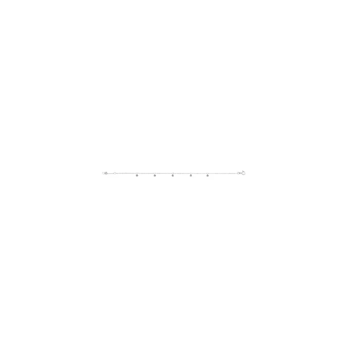 Bracelet La Brune et La Blonde 360° or blanc 5 diamants 0,50 – Lepage