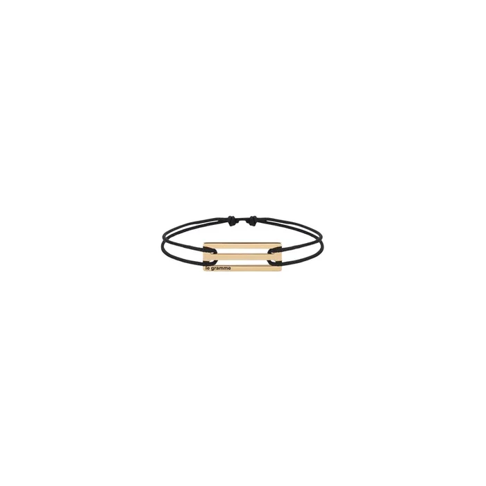 Bracelet Le Gramme Perforé 2,5g in yellow gold | LEPAGE