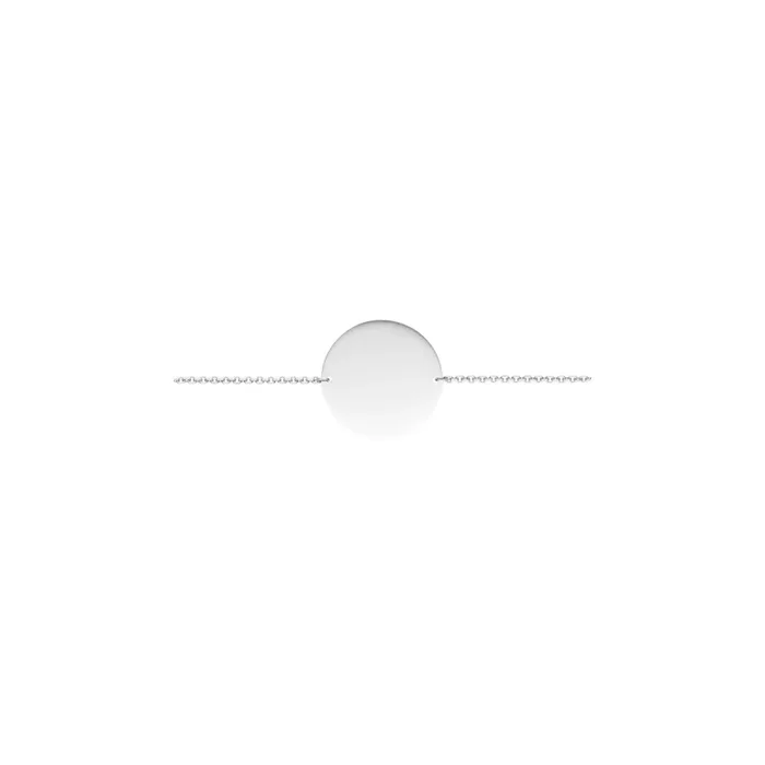 Bracelet Lepage White Gold Colette Medal – Lepage