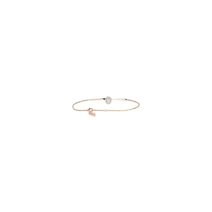 Bracelet Messika Glamazone or rose et diamants 6176R – Lepage