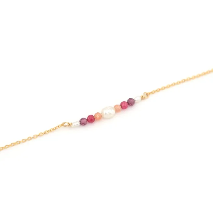 Bracelet (or laminé 585/1000) – Manille (rose)