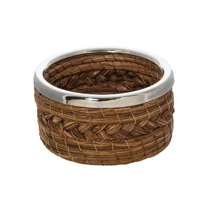 Braided Pine Needle Wine Coaster