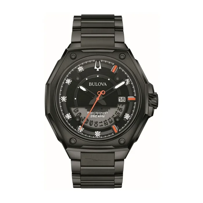 Bulova Precisionist X Marc Anthony Collection 48MM Diamond Dial Watch. 98D183