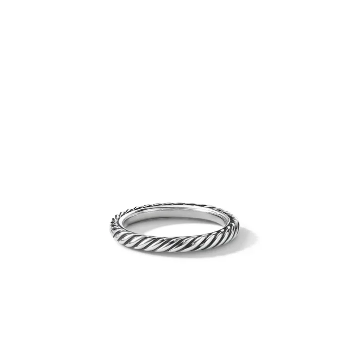 Cable Collectibles® Stack Ring in Sterling Silver, 3mm