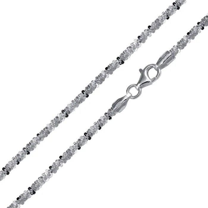 Cadena Roc 040 de plata 925 rodiada de 2 mm – CH243 RH