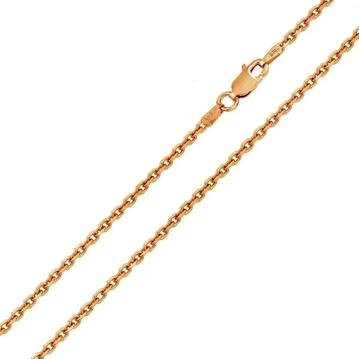 Cadena Rolo 035 de 1 mm con corte de diamante en plata de ley 925 bañada en oro rosa – CH154 RGP