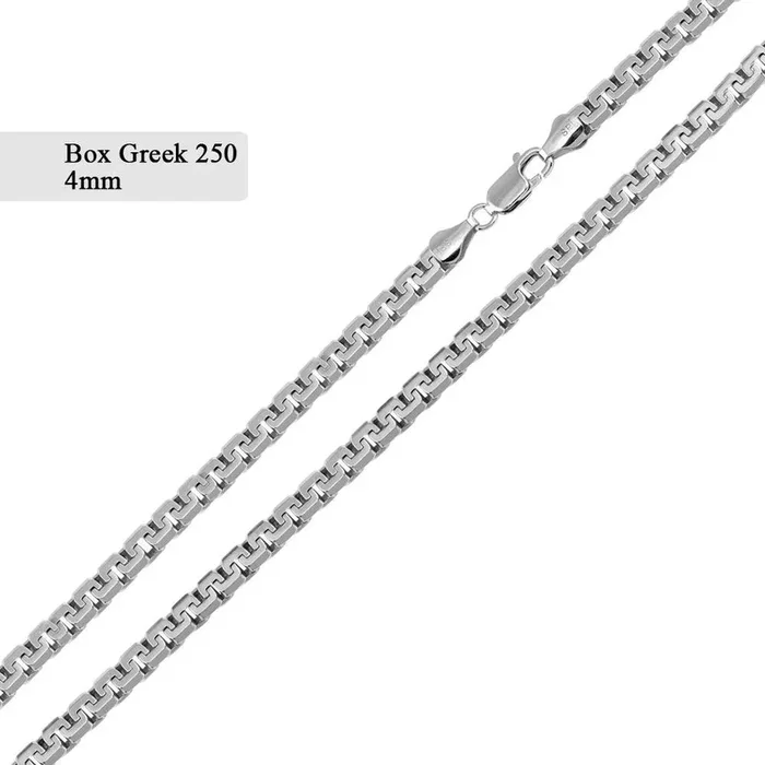 Caja Griega Corte Diamante 200 Cadenas 3mm – CH747