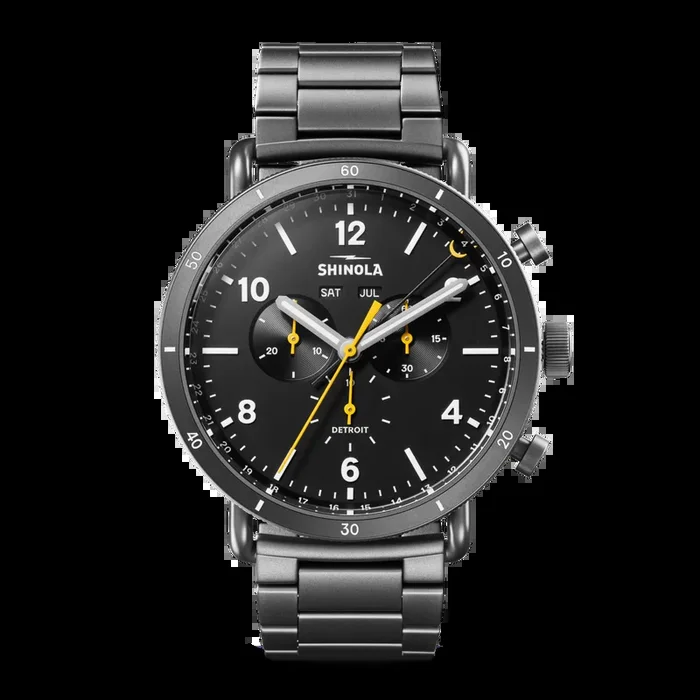 Canfield Sport Chronograph Watch – Black