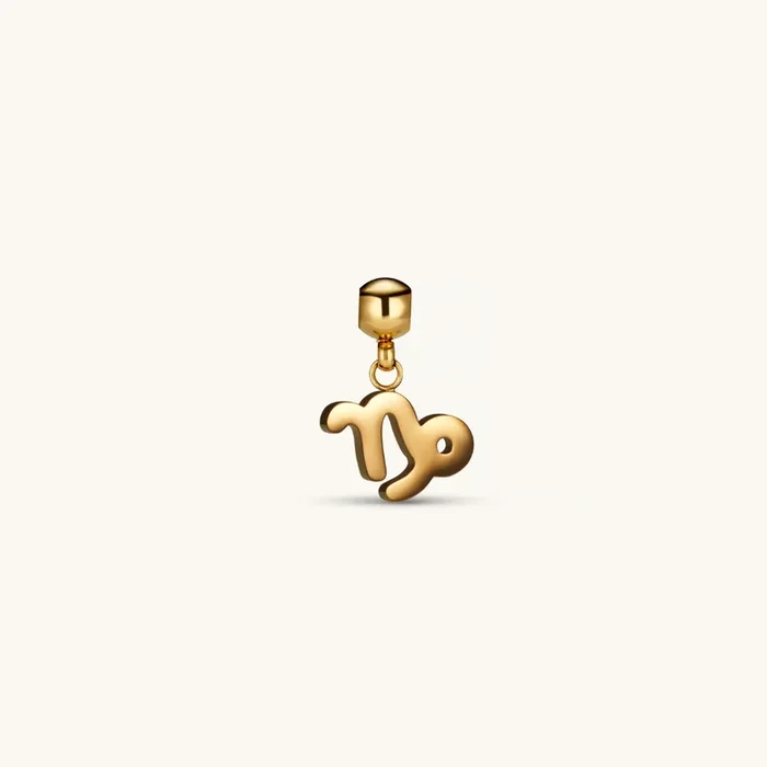 Capricorn Classic Charm Gold