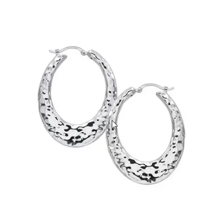 CARLA Sterling Silver Hoops