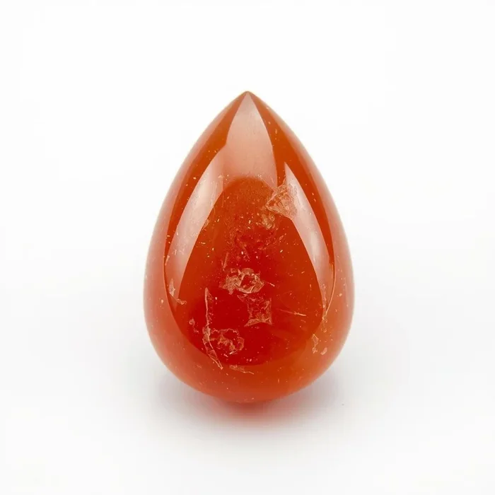 Carnelian 10PC Tiny 3×5 MM Pear Cabochon Red Sparkling semi Precious Gems