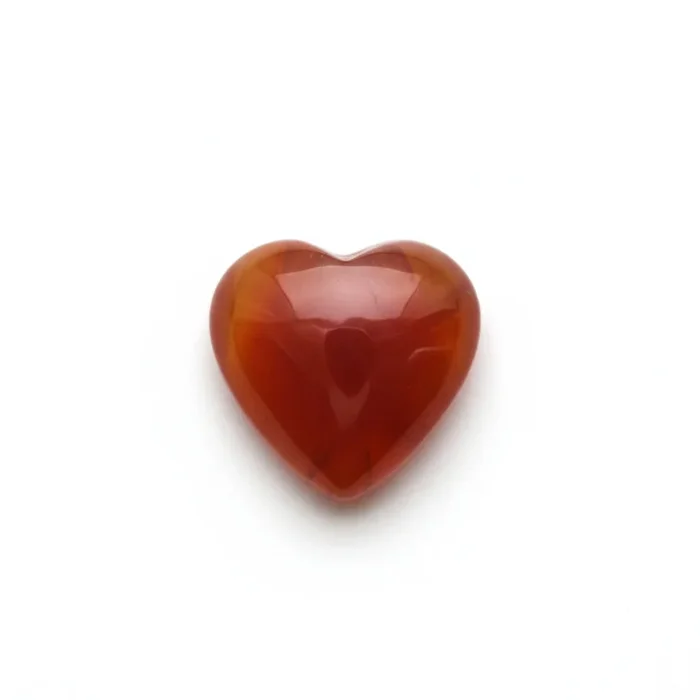 Carnelian 10PC Tiny 5×5 MM Heart Cabochon Red Polished semi Precious Precious Gemstone