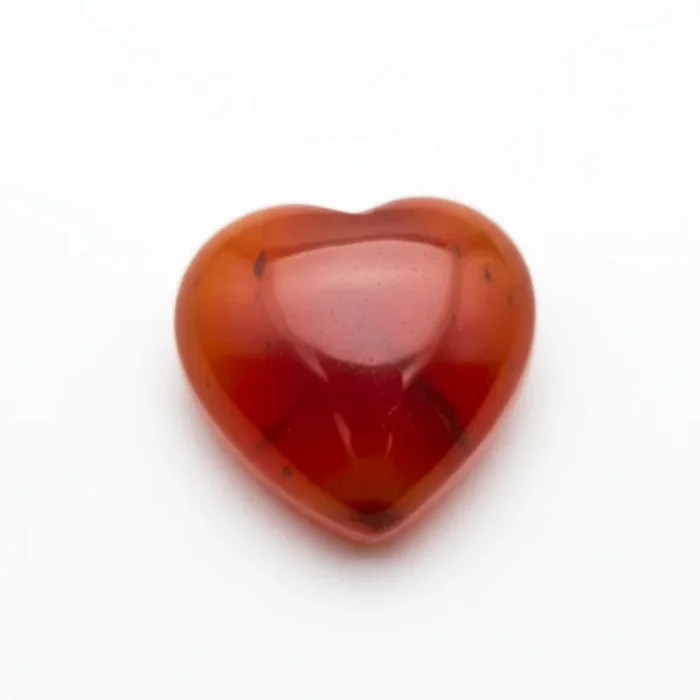 Carnelian 1PC Large 10×10 MM Heart Cabochon Red Fine semi Precious Semi Precious Gemstone
