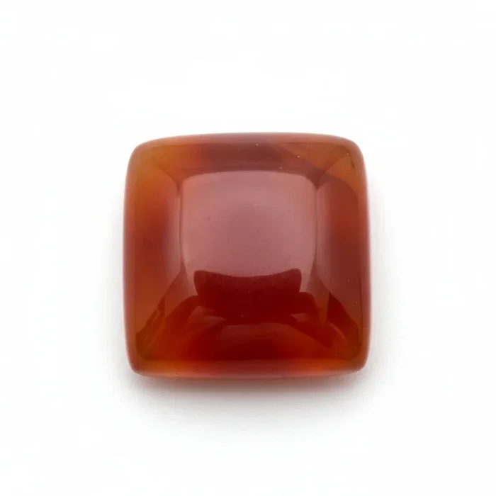 Carnelian 1PC Large 10×10 MM Square Cabochon Red Fiery semi Precious Semi Precious Gemstone