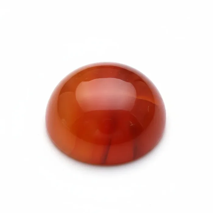 Carnelian 1PC Medium 9×9 MM Round Cabochon Red Splendid semi Precious Semi Precious Gemstone