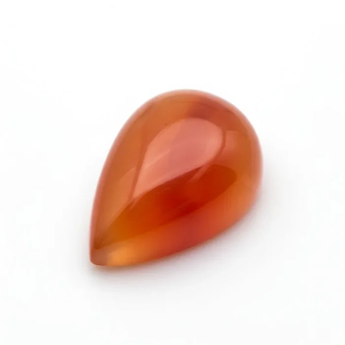 Carnelian 1PC Tiny 5×7 MM Pear Cabochon Red Splendid semi Precious Loose Gemstone